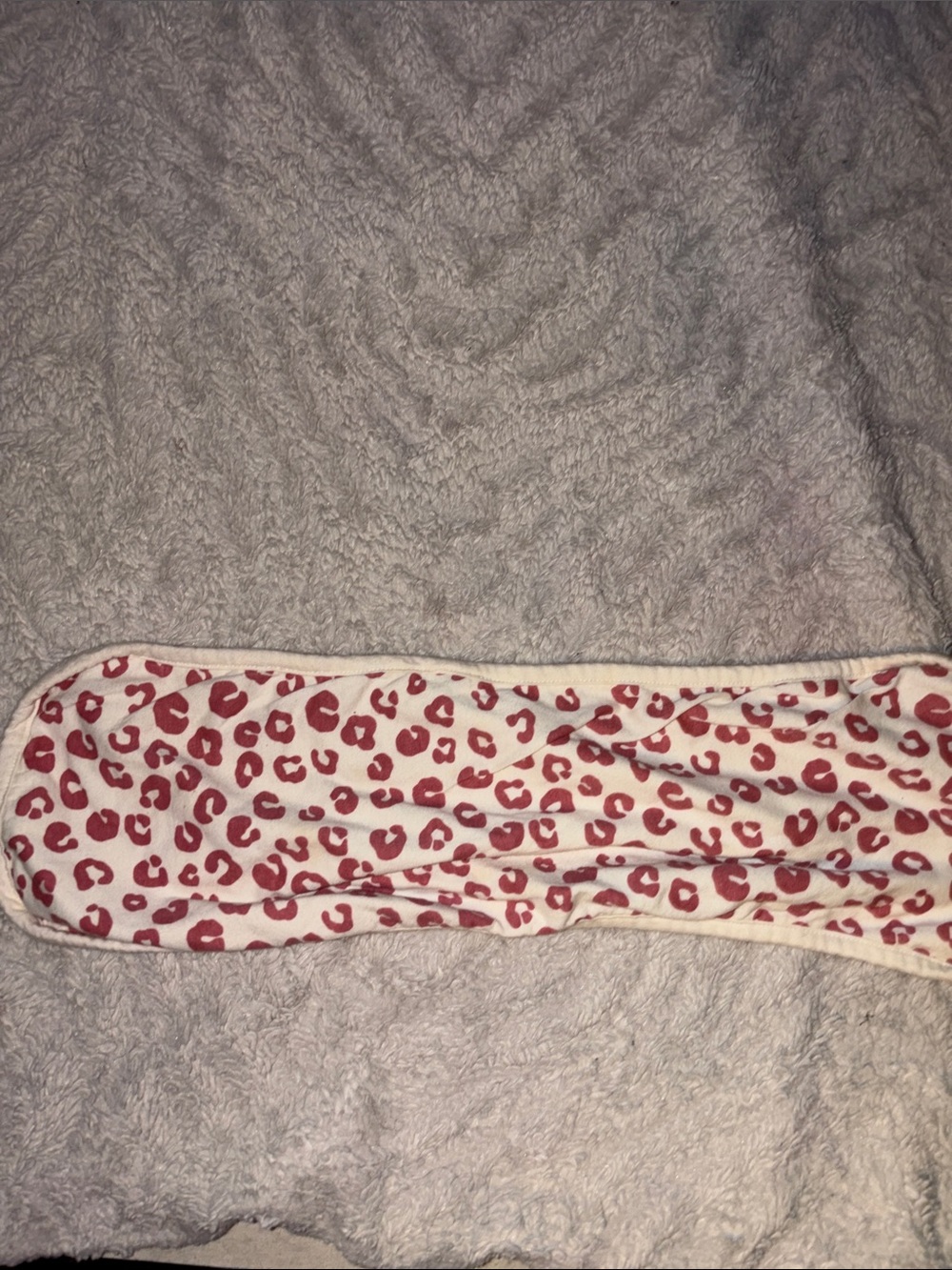 Kids Pink Leopard Print Towel